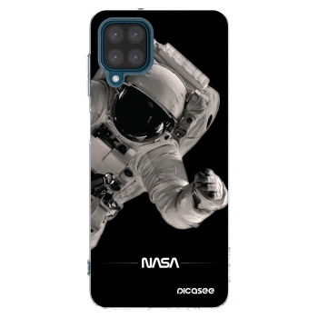 Picasee silikonska prozirna maskica za Samsung Galaxy A12 A125F - Astronaut Big