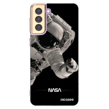 Picasee silikonska prozirna maskica za Samsung Galaxy S21+ 5G G996F - Astronaut Big