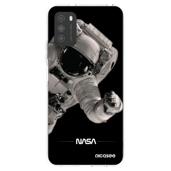 Picasee silikonska prozirna maskica za Xiaomi Poco M3 - Astronaut Big