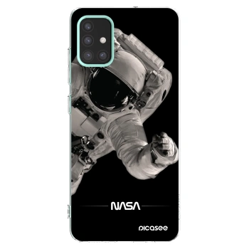 Picasee silikonska prozirna maskica za Samsung Galaxy M31s - Astronaut Big