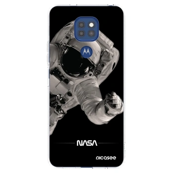 Picasee silikonska prozirna maskica za Motorola Moto G9 Play - Astronaut Big