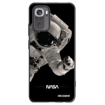Picasee crna silikonska maskica za Xiaomi Redmi Note 10 - Astronaut Big
