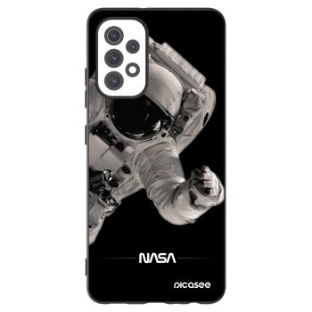 Picasee crna silikonska maskica za Samsung Galaxy A32 5G A326B - Astronaut Big