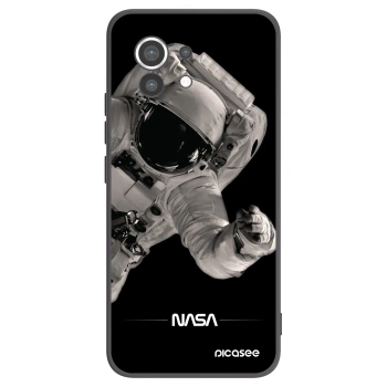 Picasee crna silikonska maskica za Xiaomi Mi 11 - Astronaut Big