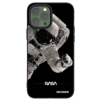 Picasee crna silikonska maskica za Apple iPhone 13 Pro Max - Astronaut Big