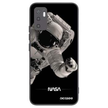 Picasee crna silikonska maskica za Xiaomi Redmi Note 10 5G - Astronaut Big