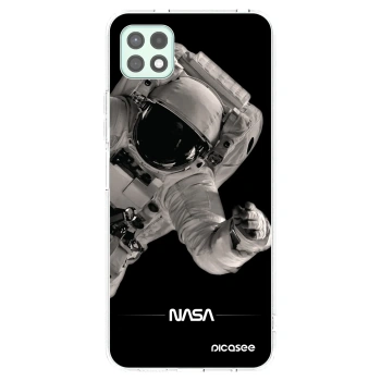 Picasee silikonska prozirna maskica za Samsung Galaxy A22 A226B 5G - Astronaut Big