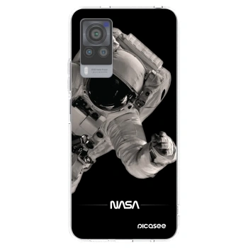 Picasee silikonska prozirna maskica za Vivo X60 Pro 5G - Astronaut Big