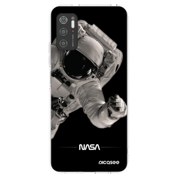 Picasee silikonska prozirna maskica za Xiaomi Poco M3 Pro 5G - Astronaut Big