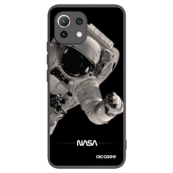 Picasee crna silikonska maskica za Xiaomi 11 Lite 5G NE - Astronaut Big