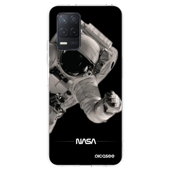 Picasee silikonska prozirna maskica za Realme 8 5G - Astronaut Big