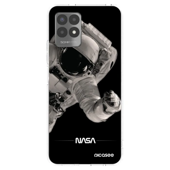 Picasee silikonska prozirna maskica za Realme 8i - Astronaut Big