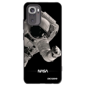 Picasee crna silikonska maskica za Xiaomi Redmi Note 11S 4G - Astronaut Big