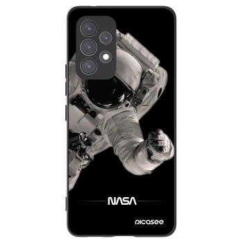 Picasee crna silikonska maskica za Samsung Galaxy A53 5G A536 - Astronaut Big