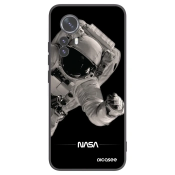 Picasee crna silikonska maskica za Xiaomi 12 Pro - Astronaut Big