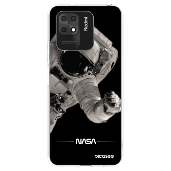 Picasee silikonska prozirna maskica za Xiaomi Redmi 10C - Astronaut Big