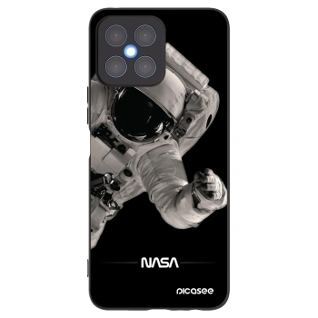Picasee crna silikonska maskica za Honor X8 4G - Astronaut Big