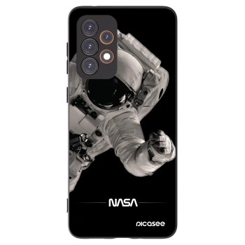 Picasee crna silikonska maskica za Samsung Galaxy A33 5G A336 - Astronaut Big