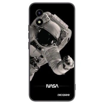 Picasee crna silikonska maskica za Vivo Y01 - Astronaut Big