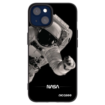 Picasee crna silikonska maskica za Apple iPhone 14 - Astronaut Big