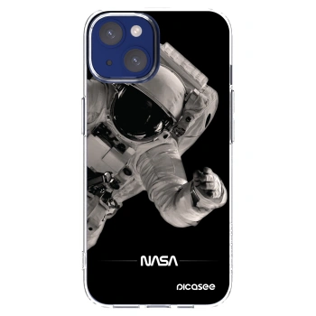 Picasee silikonska prozirna maskica za Apple iPhone 14 - Astronaut Big