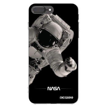 Picasee silikonska prozirna maskica za Apple iPhone 8 Plus - Astronaut Big