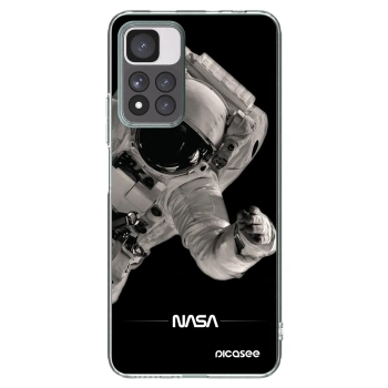 Picasee silikonska prozirna maskica za Xiaomi Redmi Note 11 Pro+ 5G - Astronaut Big