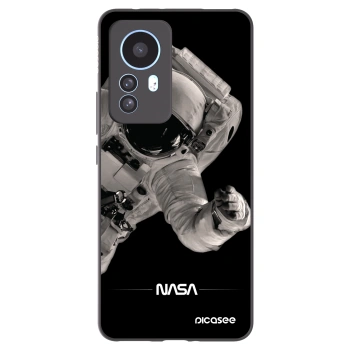 Picasee crna silikonska maskica za Xiaomi 12T Pro - Astronaut Big