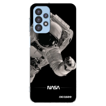 Picasee silikonska prozirna maskica za Samsung Galaxy A23 A235F 4G - Astronaut Big