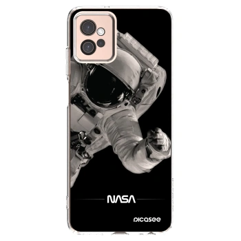 Picasee silikonska prozirna maskica za Motorola Moto G32 - Astronaut Big