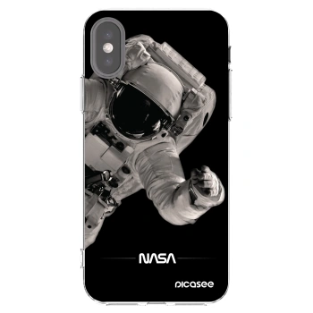 Picasee silikonska prozirna maskica za Apple iPhone X/XS - Astronaut Big