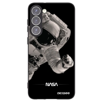 Picasee crna silikonska maskica za Samsung Galaxy S23+ 5G - Astronaut Big