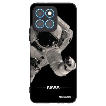 Picasee crna silikonska maskica za Honor X8 5G - Astronaut Big