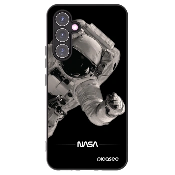 Picasee crna silikonska maskica za Samsung Galaxy A54 5G A546B - Astronaut Big