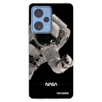 Picasee silikonska prozirna maskica za Xiaomi Redmi Note 12 Pro 5G - Astronaut Big