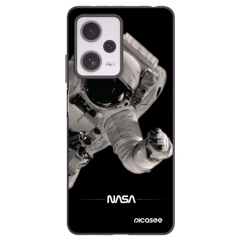 Picasee crna silikonska maskica za Xiaomi Redmi Note 12 Pro+ 5G - Astronaut Big