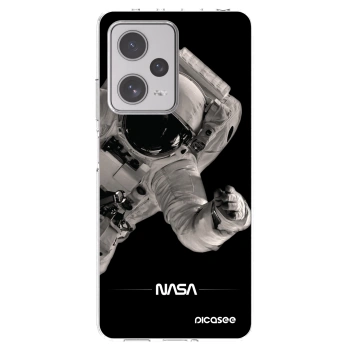 Picasee silikonska prozirna maskica za Xiaomi Redmi Note 12 Pro+ 5G - Astronaut Big