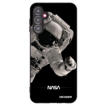 Picasee crna silikonska maskica za Samsung Galaxy A14 4G A145R - Astronaut Big