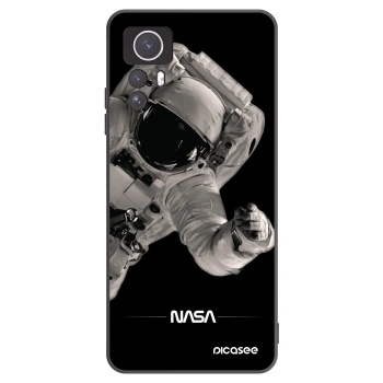 Picasee crna silikonska maskica za Xiaomi Redmi Note 12S - Astronaut Big