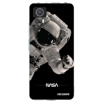 Picasee silikonska prozirna maskica za Xiaomi Redmi Note 12S - Astronaut Big