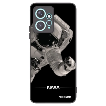 Picasee crna silikonska maskica za Xiaomi Redmi Note 12 4G - Astronaut Big