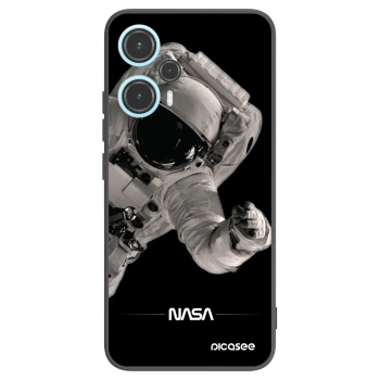 Picasee crna silikonska maskica za Xiaomi Poco F5 - Astronaut Big