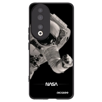Picasee crna silikonska maskica za Honor 90 5G - Astronaut Big