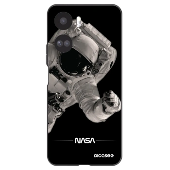Picasee crna silikonska maskica za Honor 90 Lite 5G - Astronaut Big