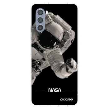 Picasee silikonska prozirna maskica za Motorola Moto G62 - Astronaut Big