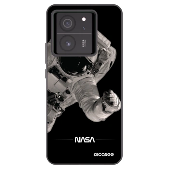 Picasee crna silikonska maskica za Xiaomi 13T - Astronaut Big