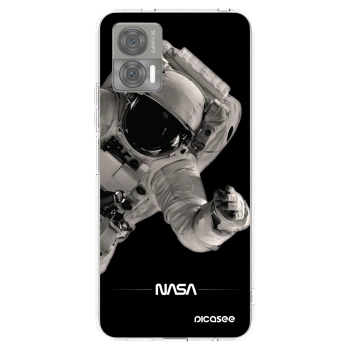 Picasee silikonska prozirna maskica za Motorola Edge 30 Neo - Astronaut Big