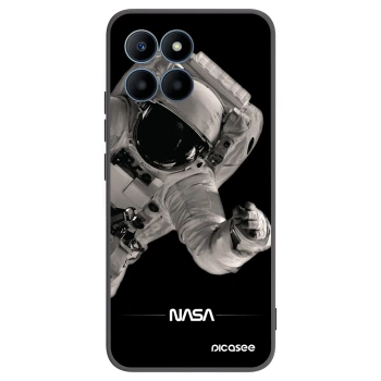 Picasee crna silikonska maskica za Honor 70 Lite - Astronaut Big