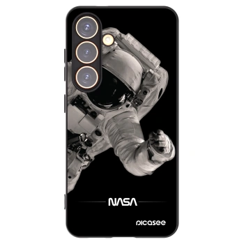 Picasee crna silikonska maskica za Samsung Galaxy S24 S921B 5G - Astronaut Big