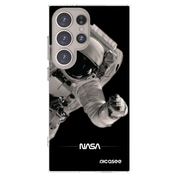 Picasee silikonska prozirna maskica za Samsung Galaxy S24 Ultra S928B 5G - Astronaut Big
